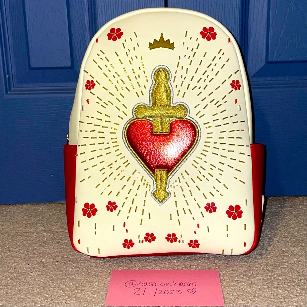 Snow White Heart Box (heart and dagger) Loungefly Mini Backpack